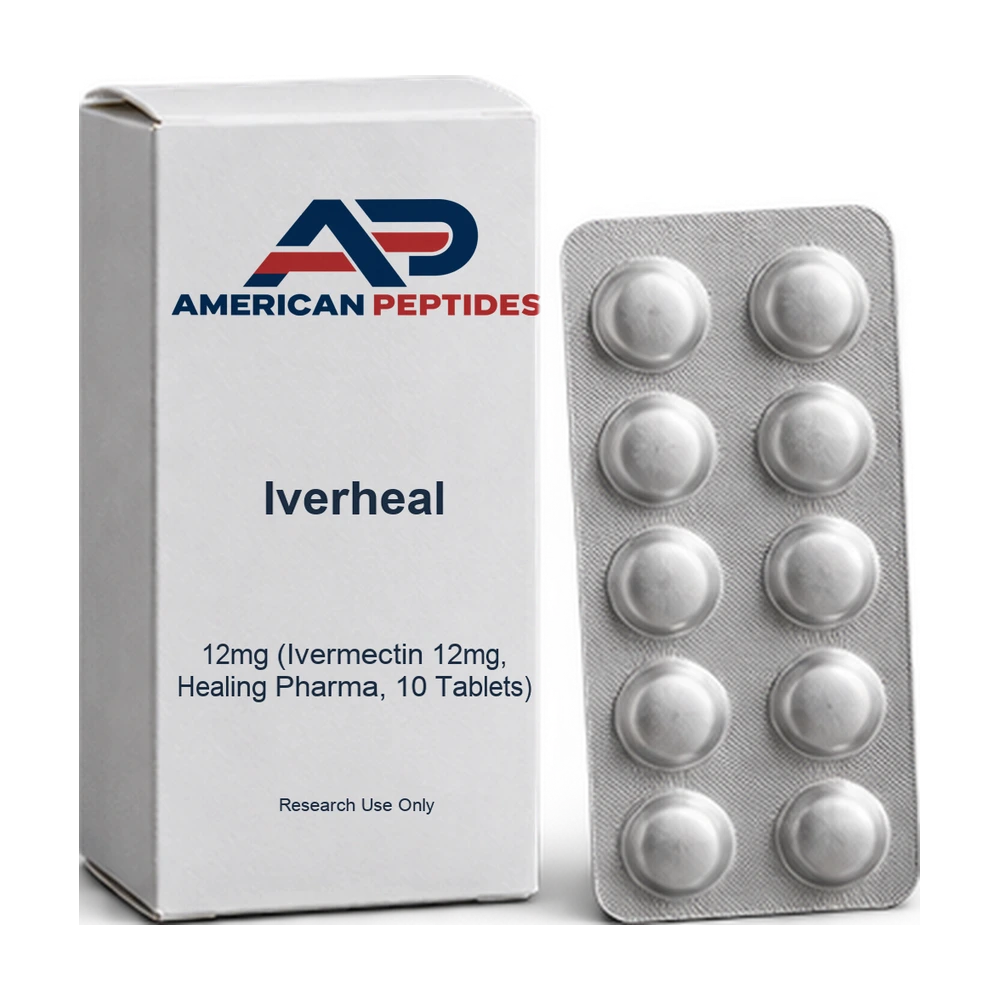 Iverheal 12mg (Ivermectin 12mg, Healing Pharma, 10 Tablets) — American Peptides