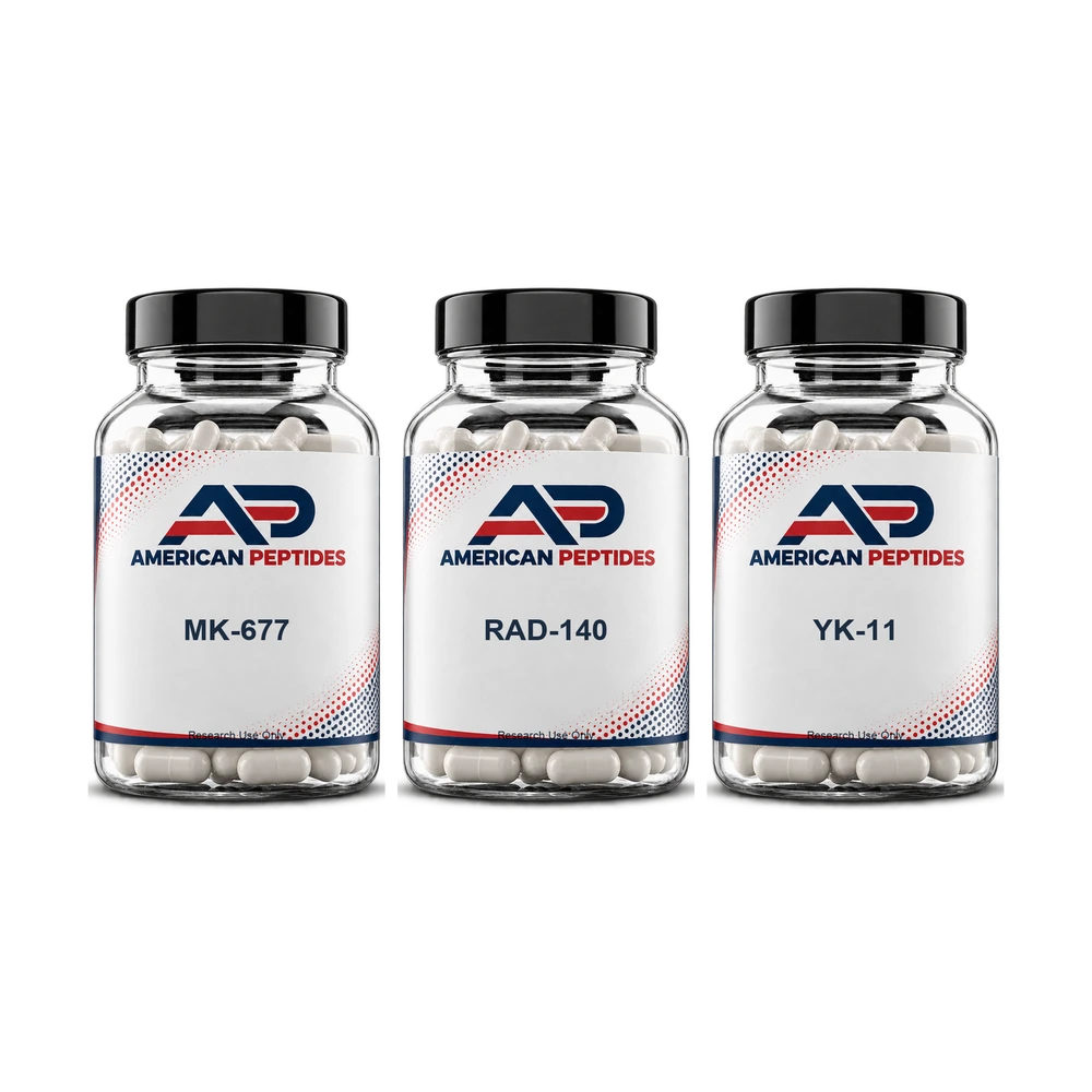 The White Kong Stack (MK 677 + RAD 140 + YK11) — American Peptides