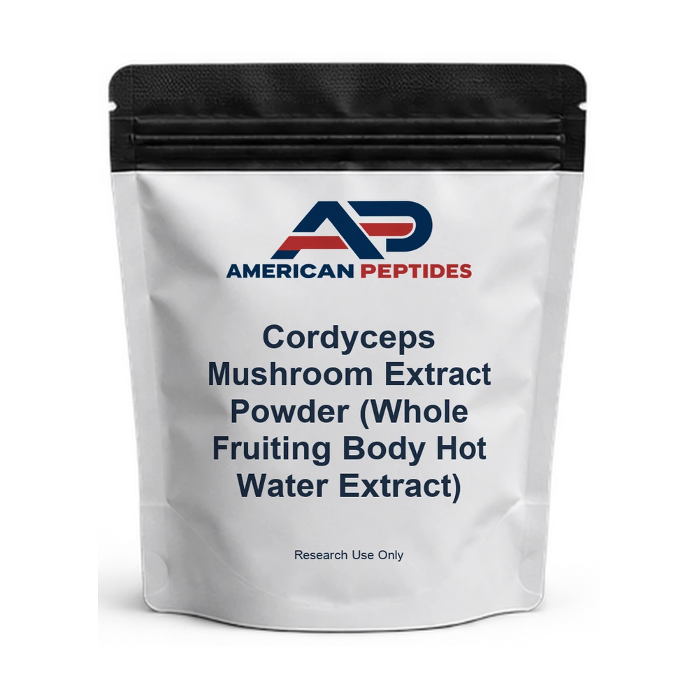 Cordyceps Mushroom Extract Powder (Whole Fruiting Body Hot Water Extract) — American Peptides