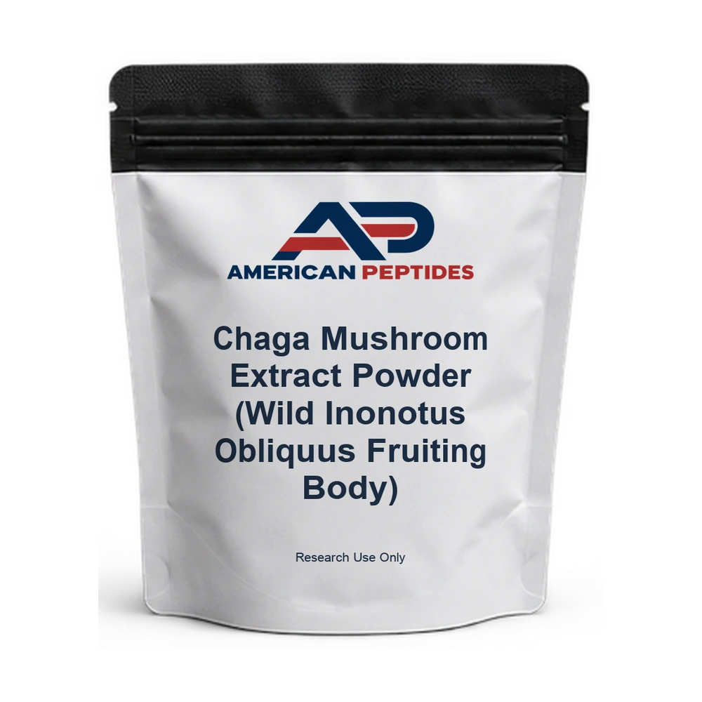 Chaga Mushroom Extract Powder (Wild Inonotus Obliquus Fruiting Body) — American Peptides