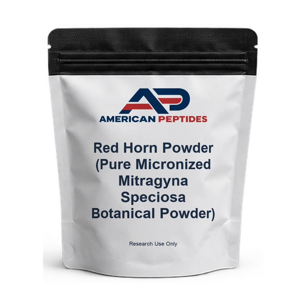 Red Horn Powder (Pure Micronized Mitragyna Speciosa Botanical Powder) — American Peptides