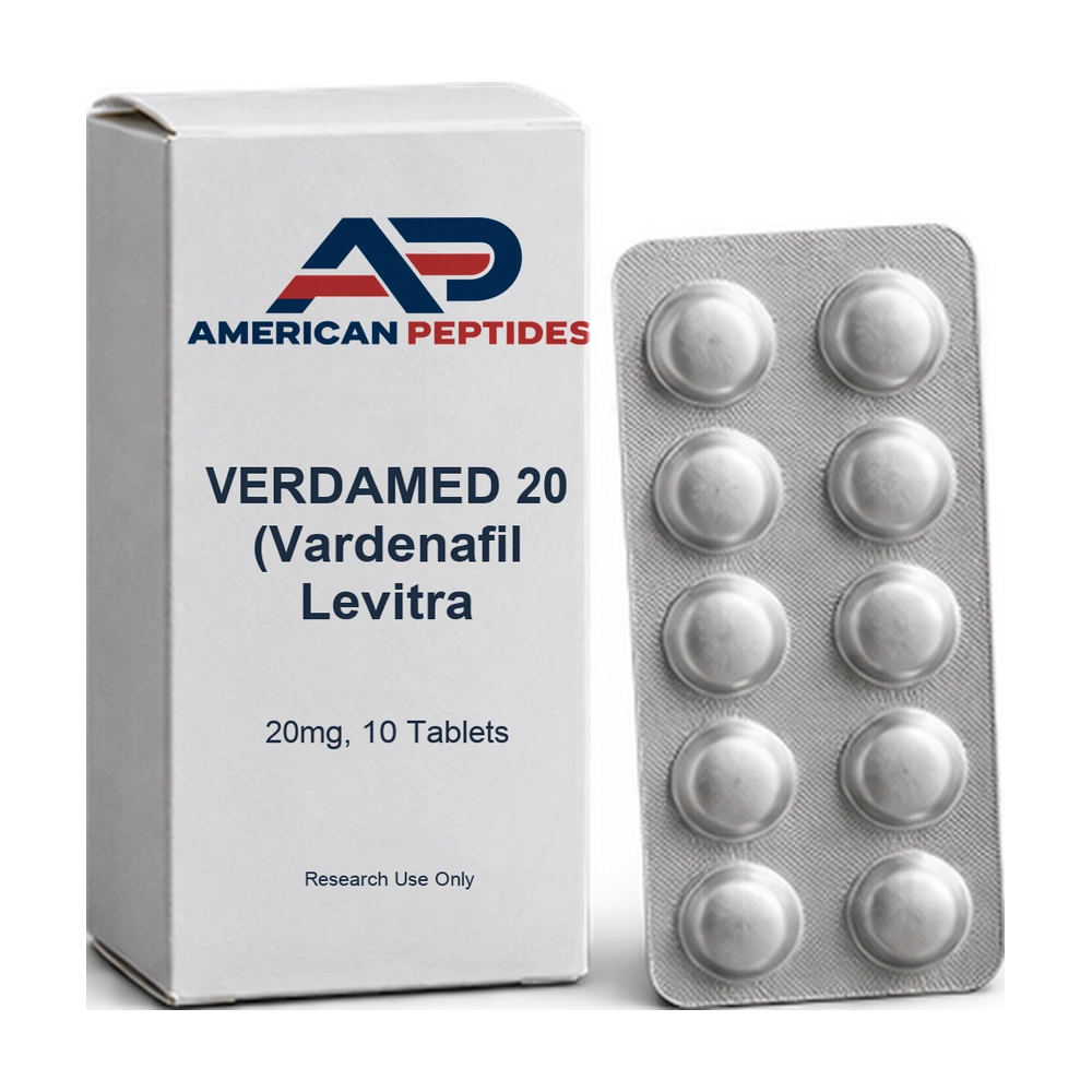 VERDAMED 20 (Vardenafil Levitra 20mg, 10 Tablets) — American Peptides