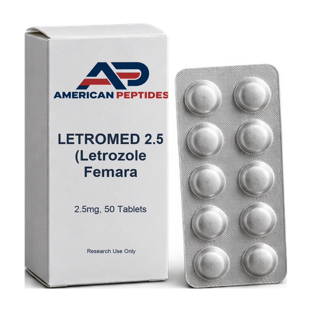 LETROMED 2.5 (Letrozole Femara 2.5mg, 50 Tablets) — American Peptides